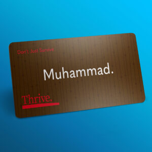 Event Plastic Name Badge
