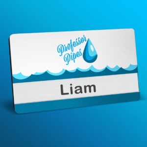 Sheen Acrylic Face Reusable Name Badge